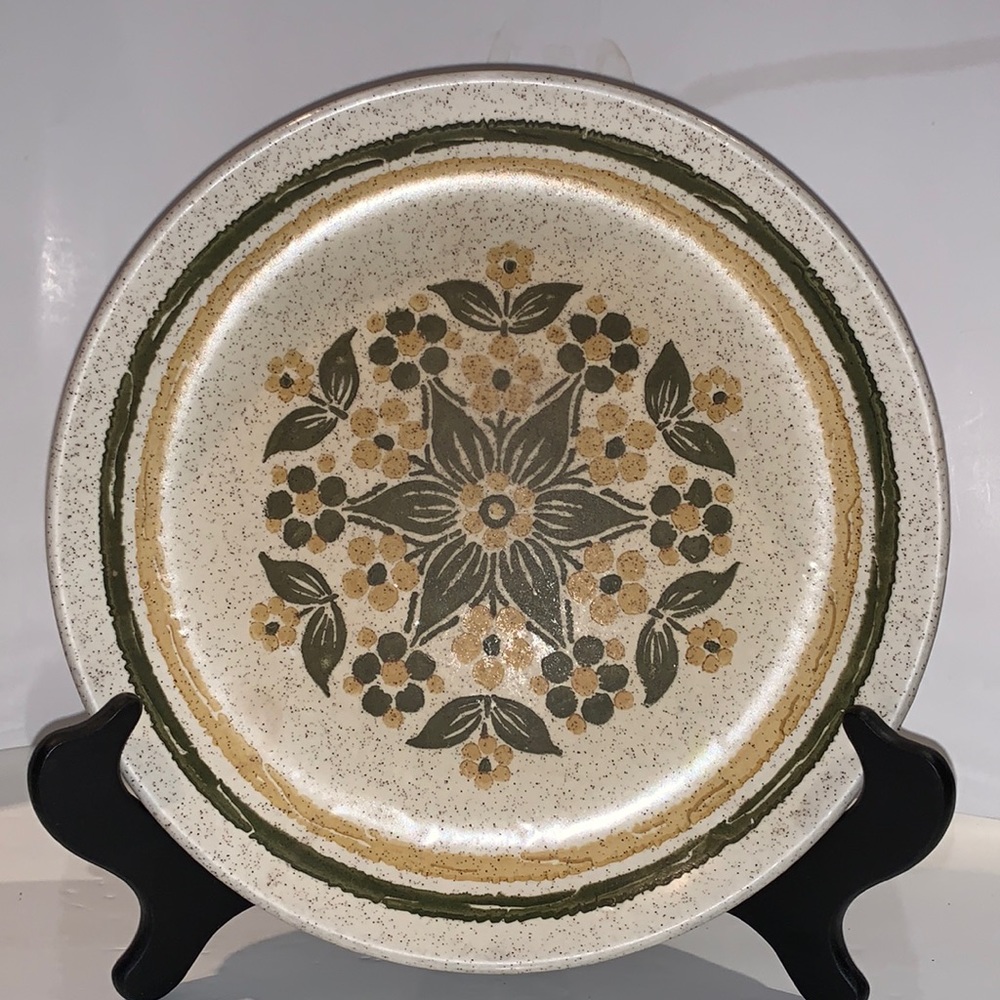 Vintage Biltons Ironstone 10" Dinner Plate Flower Pattern Made in England